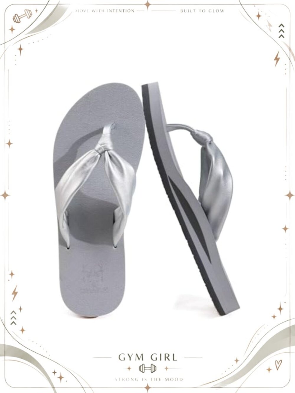 Womens Faux Leather Arch Support Flip Flops Yoga Mat Cushion Thong Sandals
